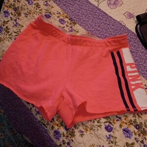 Vintage Y2K Victoria Secret Pink Short Short VS Print Logo S Sweats